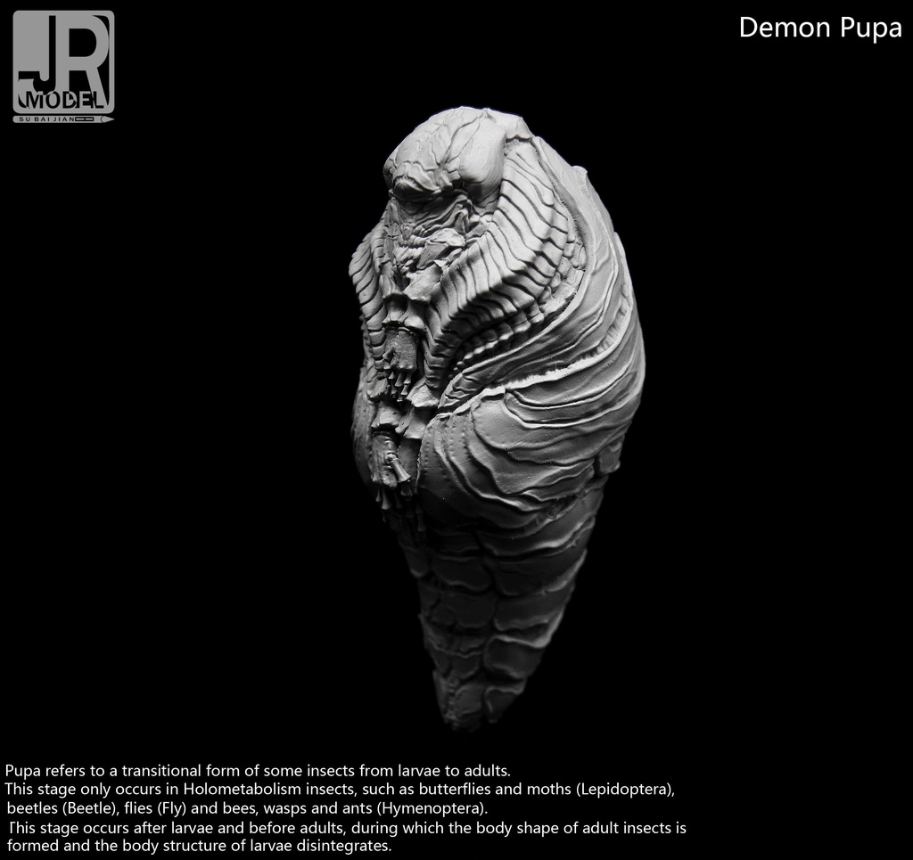 悪魔の蛹 (kit & 塗装済完成品)