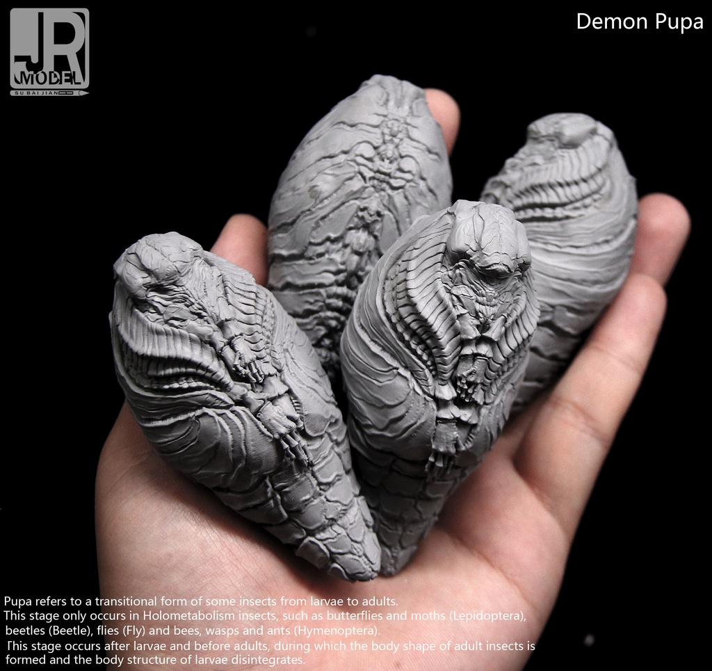 悪魔の蛹 (kit & 塗装済完成品)