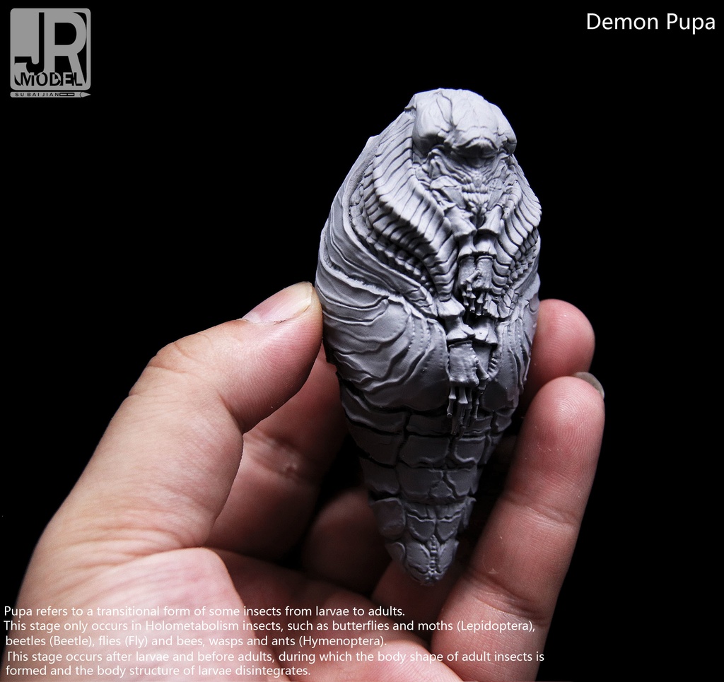 悪魔の蛹 (kit & 塗装済完成品)