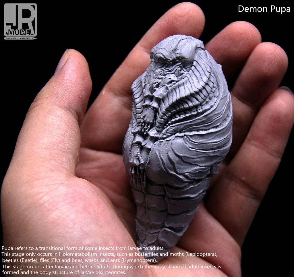 悪魔の蛹 (kit & 塗装済完成品)