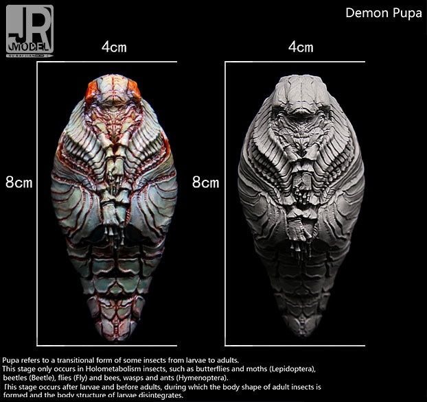 悪魔の蛹 (kit & 塗装済完成品)