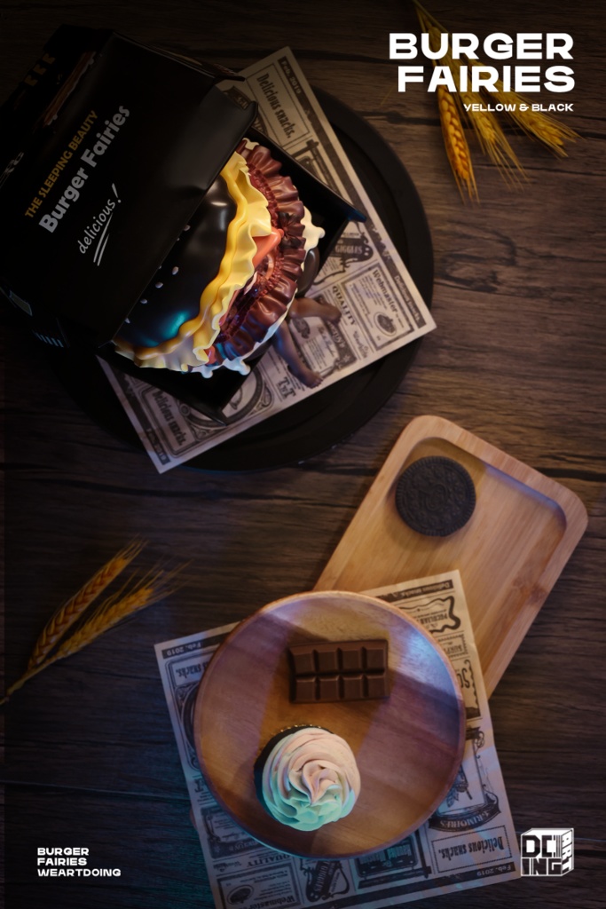 The Sleeping Beauty-Burger Fairies (塗装済完成品)