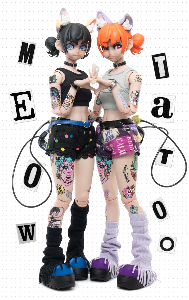 悪役でない刺青師 - Meow Meow (1/6可動人形、塗装済完成品)