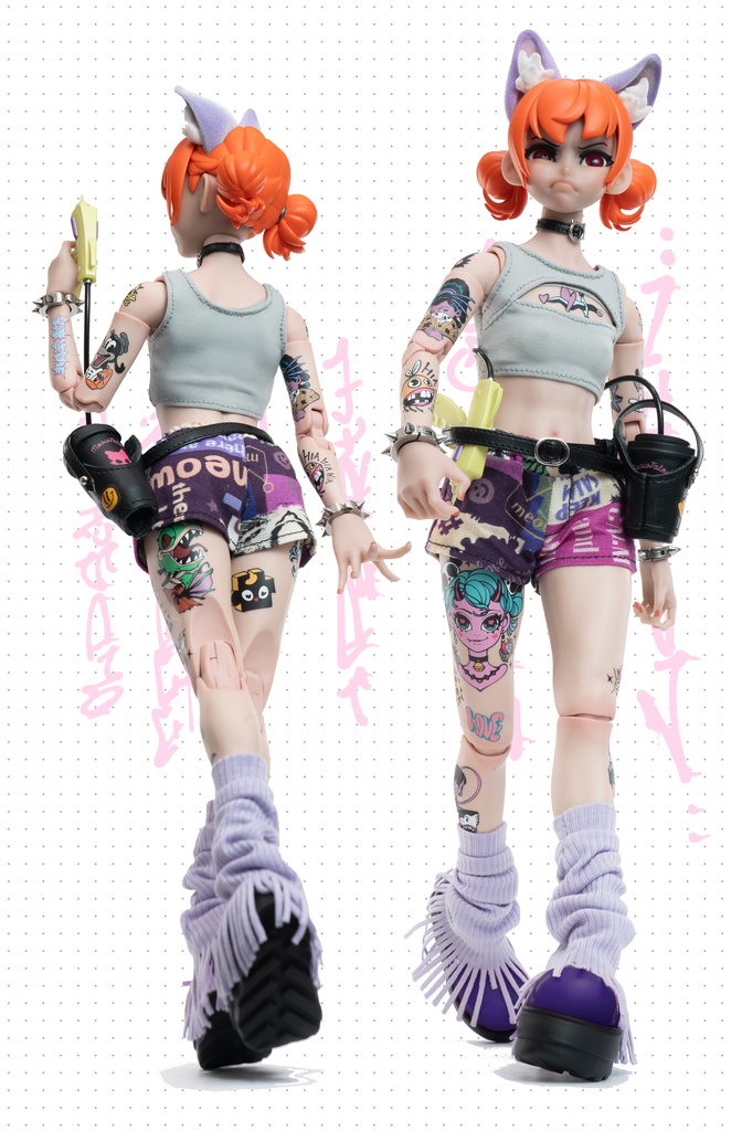 悪役でない刺青師 - Meow Meow (1/6可動人形、塗装済完成品)