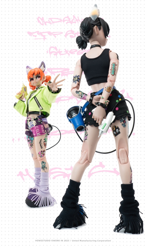 悪役でない刺青師 - Meow Meow (1/6可動人形、塗装済完成品)