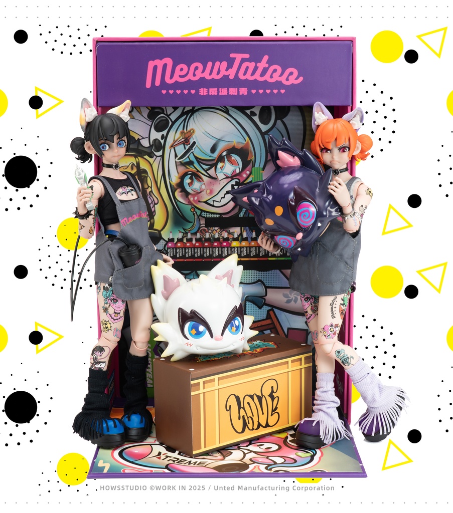 悪役でない刺青師 - Meow Meow (1/6可動人形、塗装済完成品)