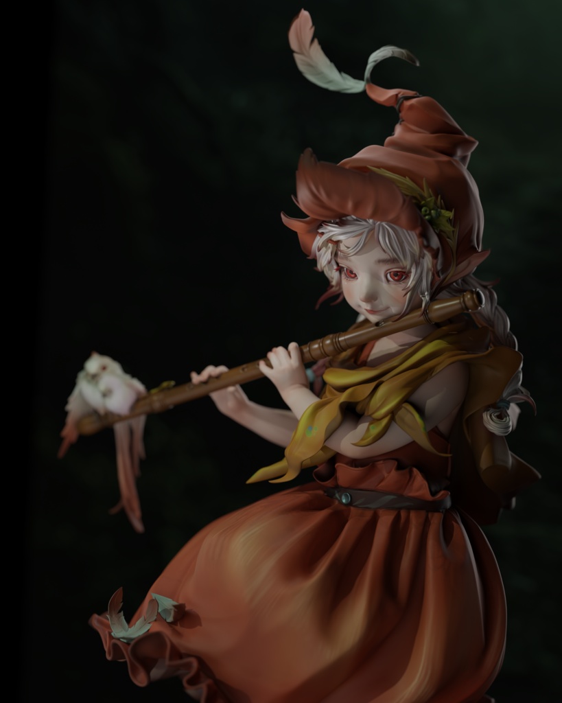 シリーンの葦原の独奏 Syrinx’s Solo (kit)