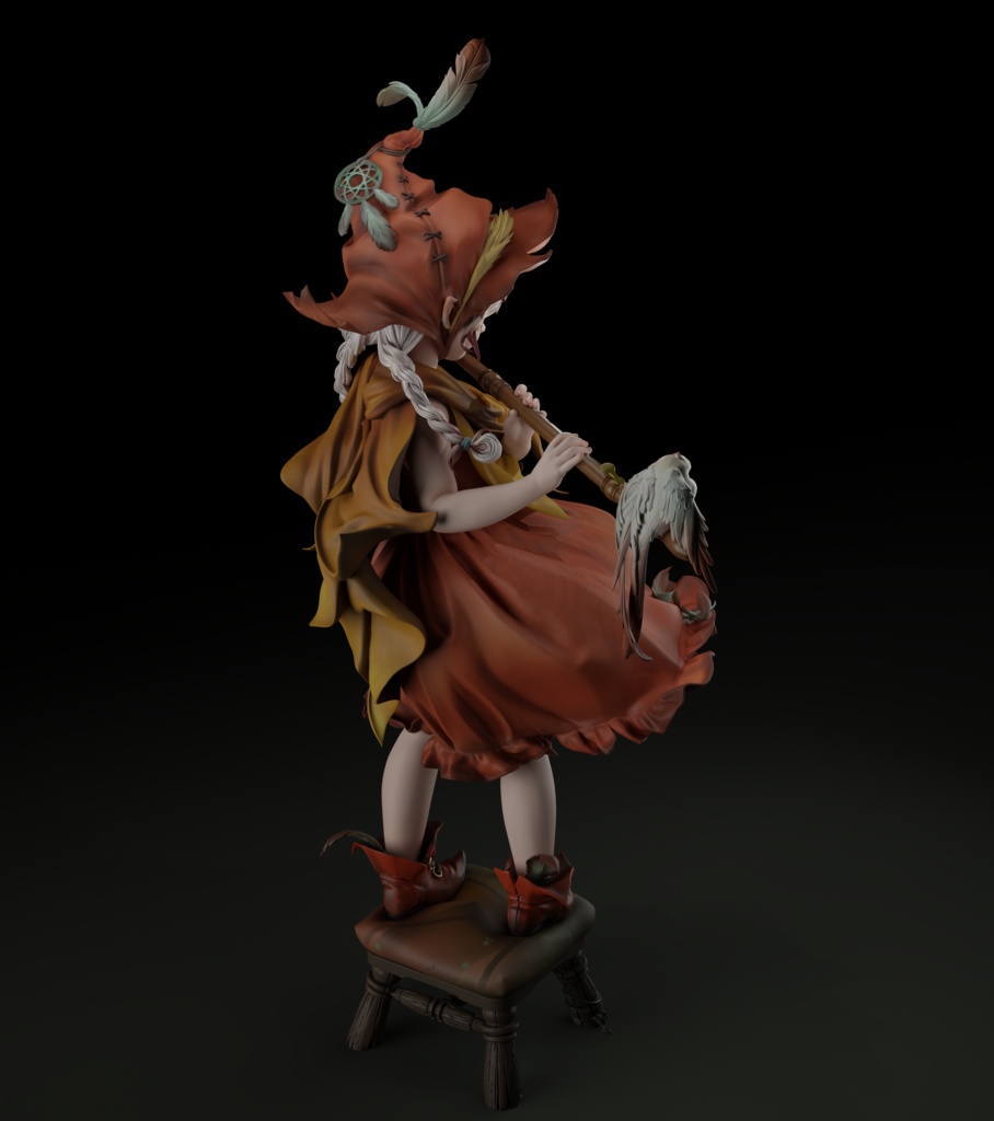 シリーンの葦原の独奏 Syrinx’s Solo (kit)