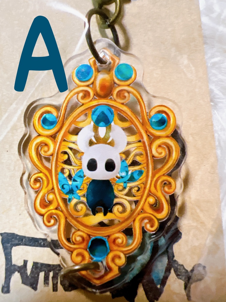 ペンダントトップ風アクリルキーホルダー