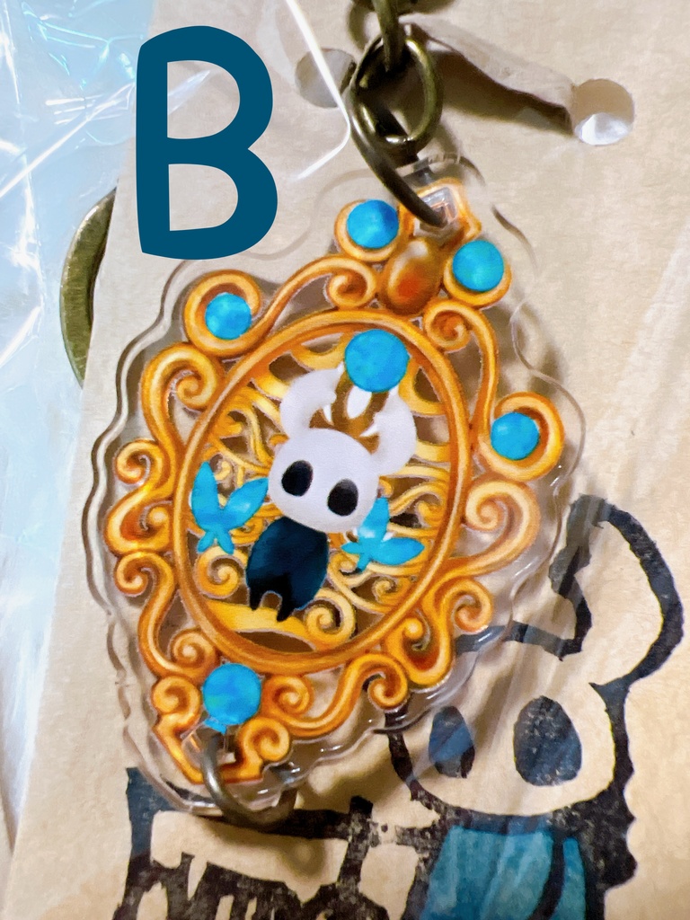 ペンダントトップ風アクリルキーホルダー