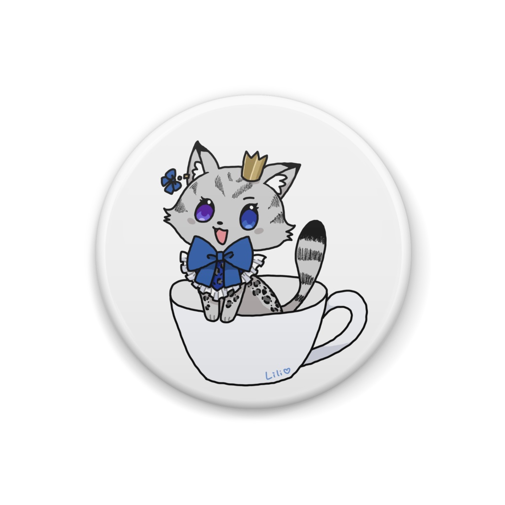 コーヒーカップ缶バッジ