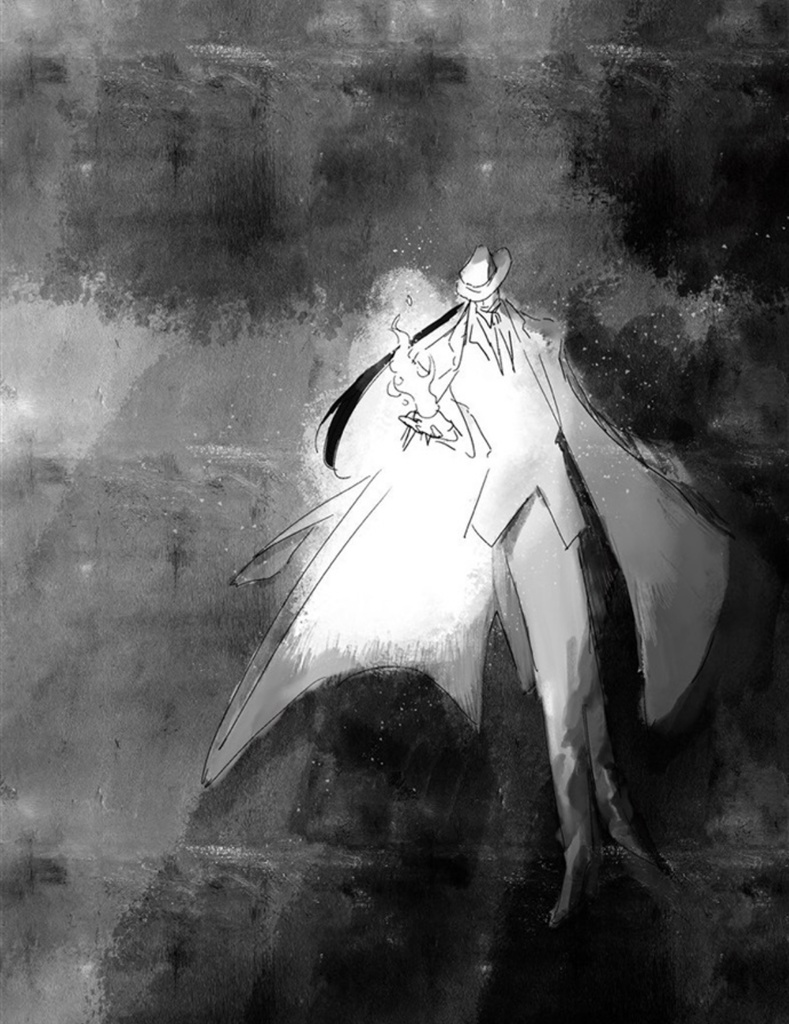 白スーツを着た晴明の話