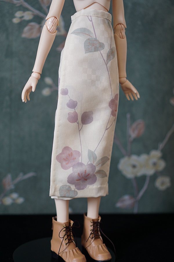 赤花柄 振袖セット