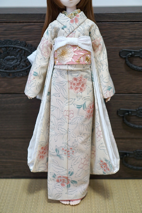 唐花文様 振袖set.