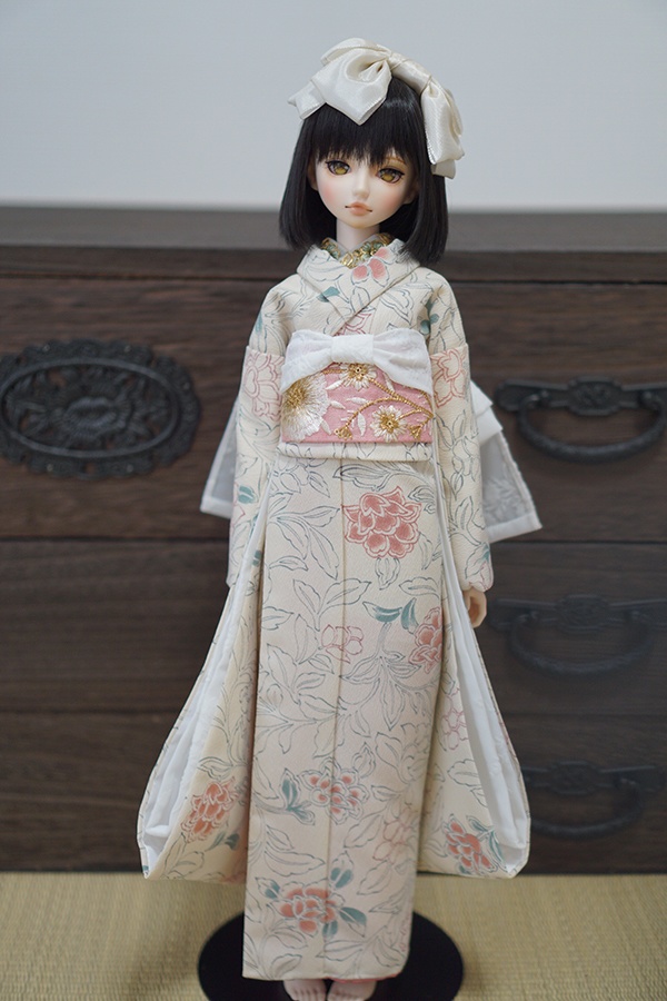 唐花文様 振袖set.