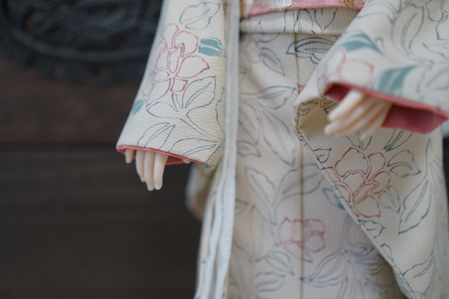 唐花文様 振袖set.