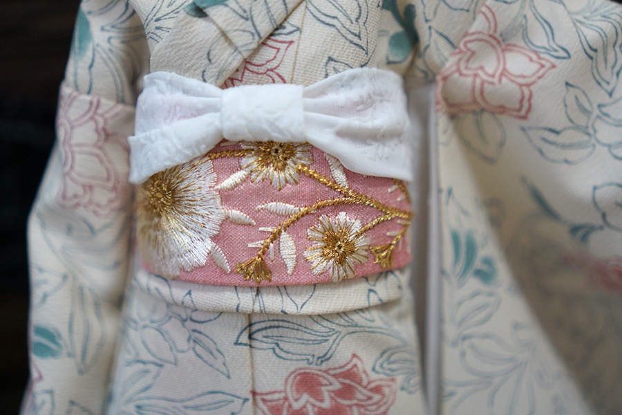 唐花文様 振袖set.