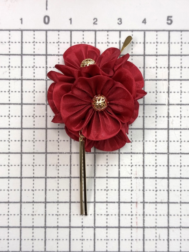 1/3ドール用(DD.オビツ50etc)|つまみ細工髪飾り