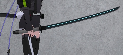 無料!サイバーな刀。簡易抜刀!