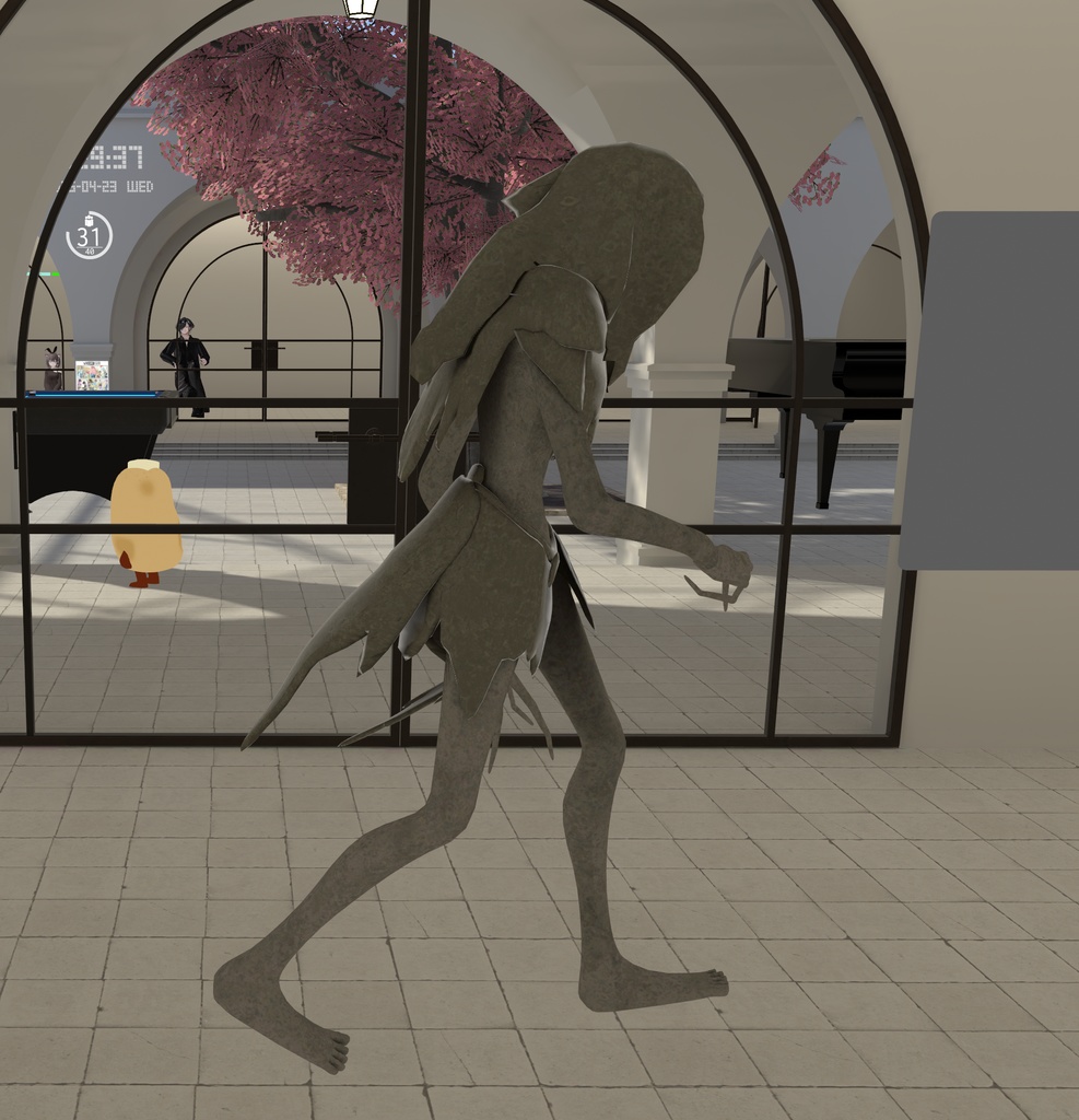 オリジナル3Dモデル「ゾンビくん」