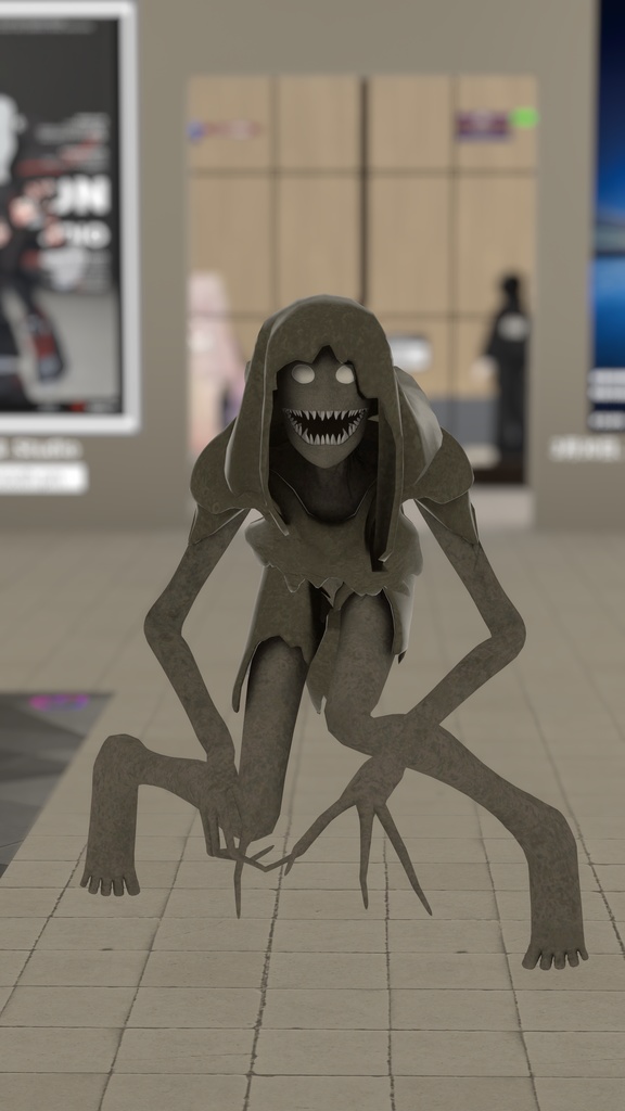 オリジナル3Dモデル「ゾンビくん」