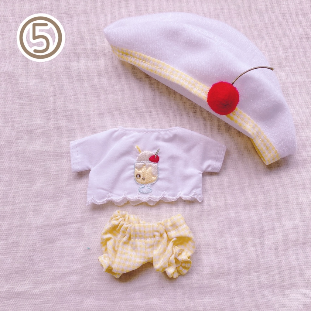 【16cmぬい服】クリームソーダセット/全10色