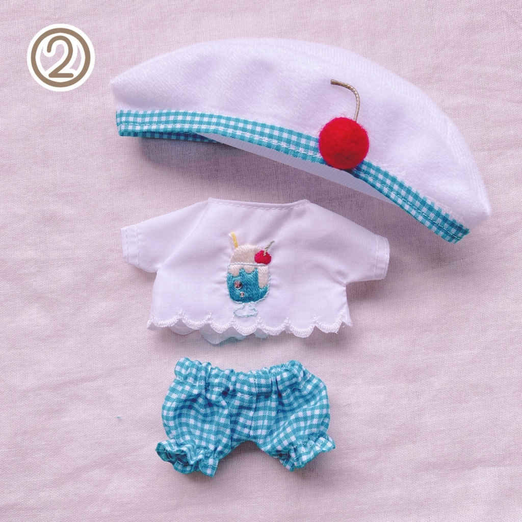 【16cmぬい服】クリームソーダセット/全10色