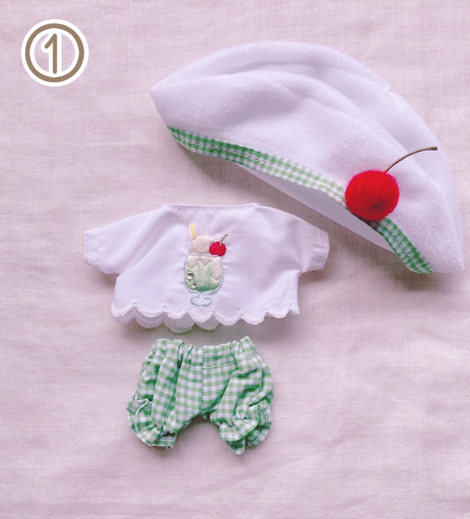 【16cmぬい服】クリームソーダセット/全10色