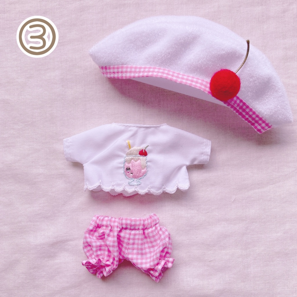 【16cmぬい服】クリームソーダセット/全10色