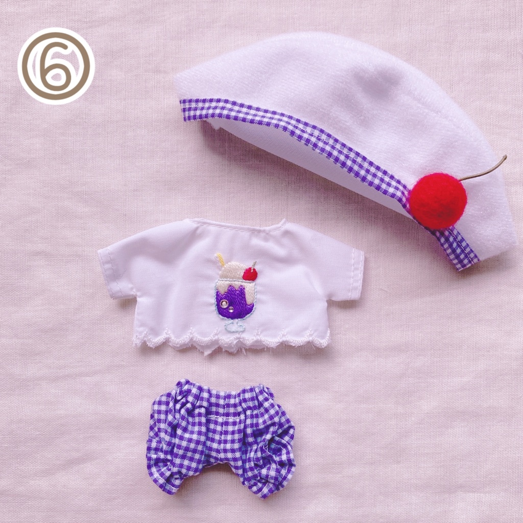 【16cmぬい服】クリームソーダセット/全10色