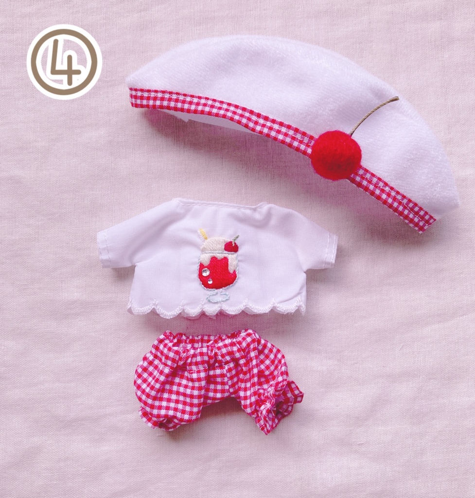 【16cmぬい服】クリームソーダセット/全10色
