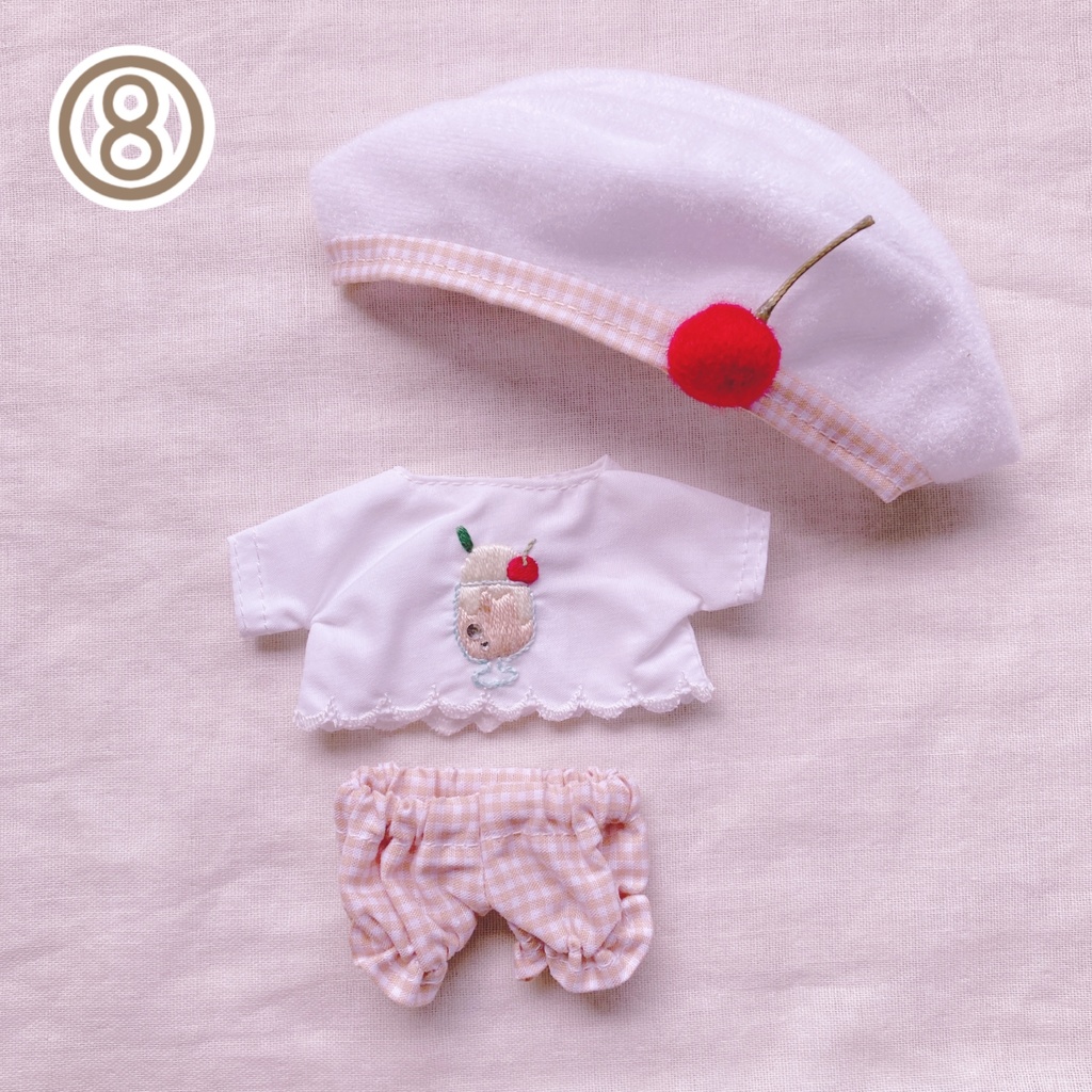 【16cmぬい服】クリームソーダセット/全10色