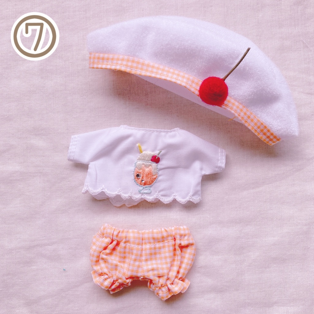 【16cmぬい服】クリームソーダセット/全10色