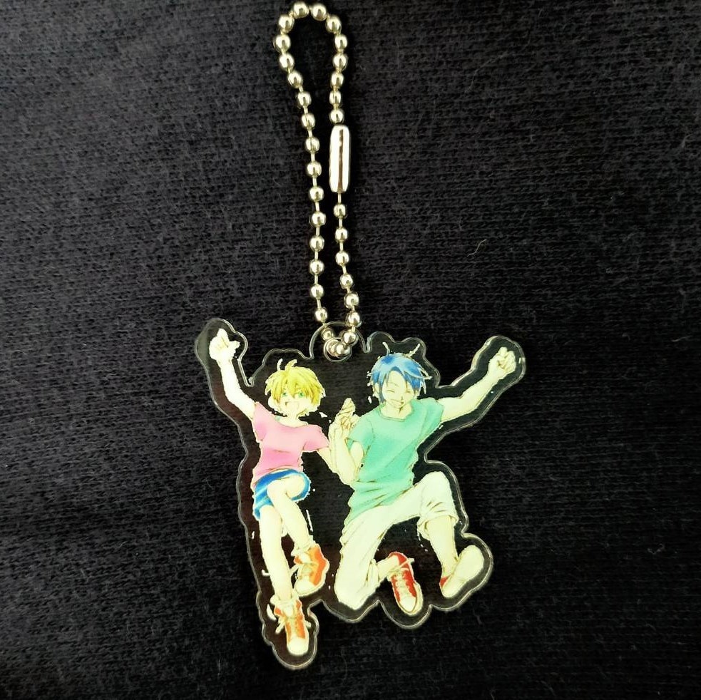 『ポメ』『ぱちくり』『三周年でーもげ』『でーもげらじおロゴ』アクリルキーホルダー