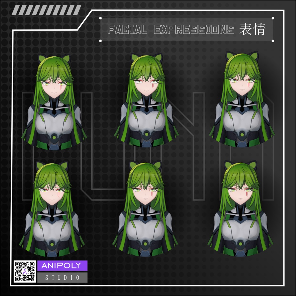 オリジナル3Dモデル【ルーナ】LUNA