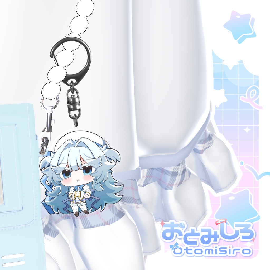 おとみんといっしょアクキー!【3Dモデル】