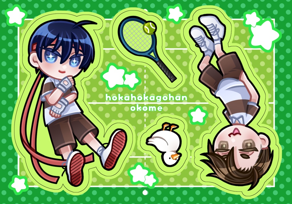 【ヤナキサ】ハーフカットシール