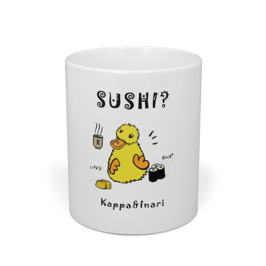オリジナルキャラクター「オポちゃん」SUSHI？マグカップ