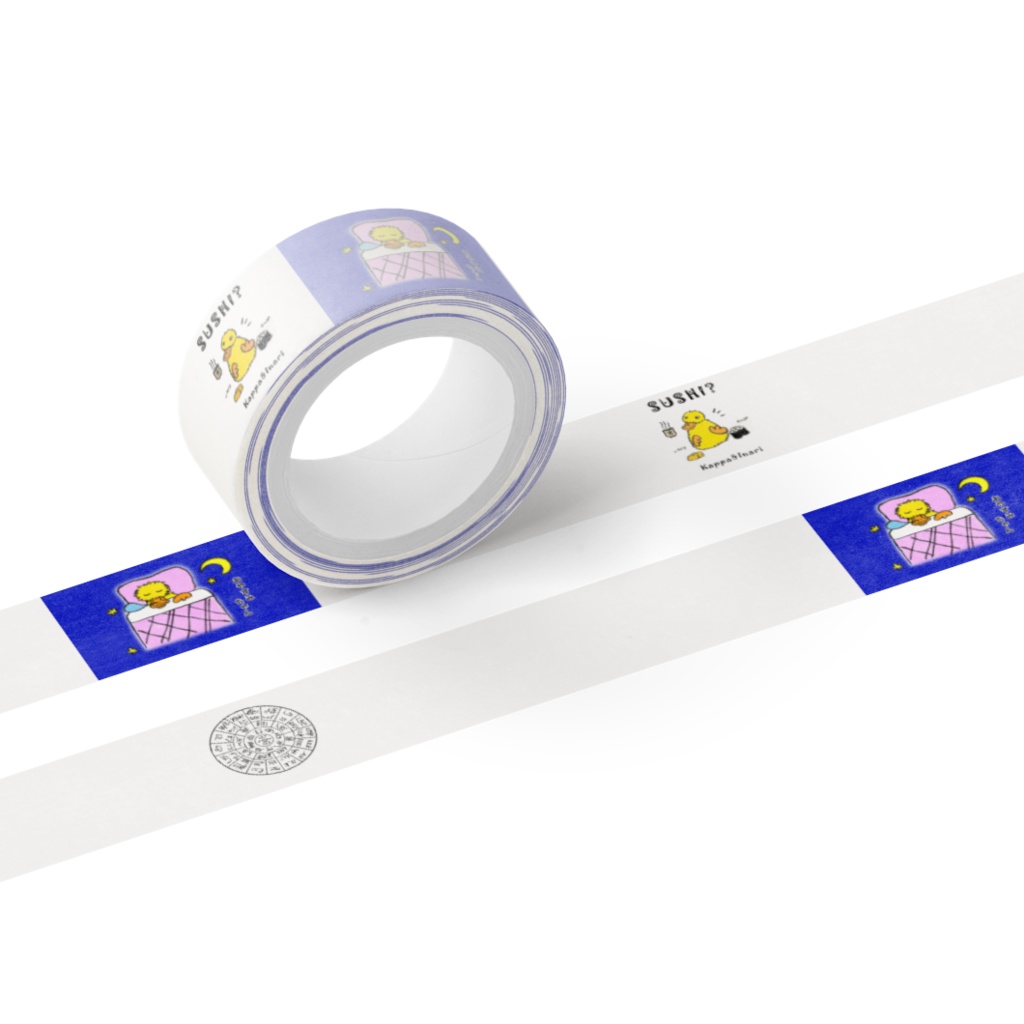 おぽちゃん☆おやすみちゃん&SUSHI?龍体フトマニ図テープ