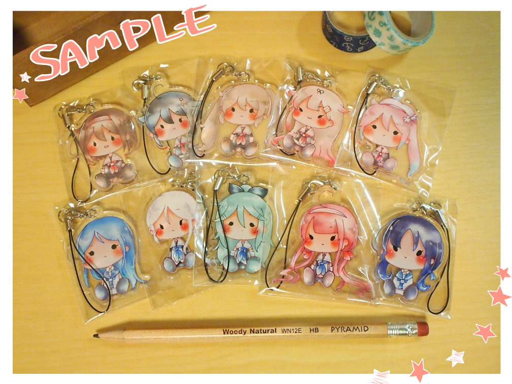 【非公式】白露型おすわりアクリルキーホルダー