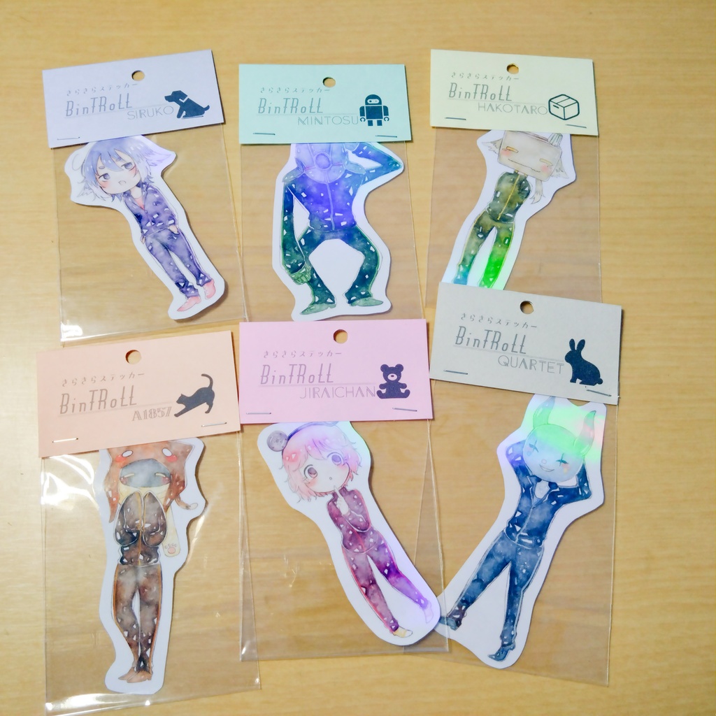 【非公式】びんとろきらきらステッカー