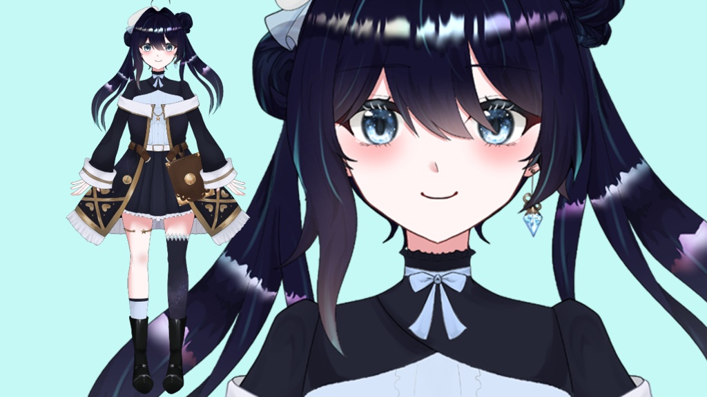 【汎用モデル】見習い占星術師の子【VTS対応】