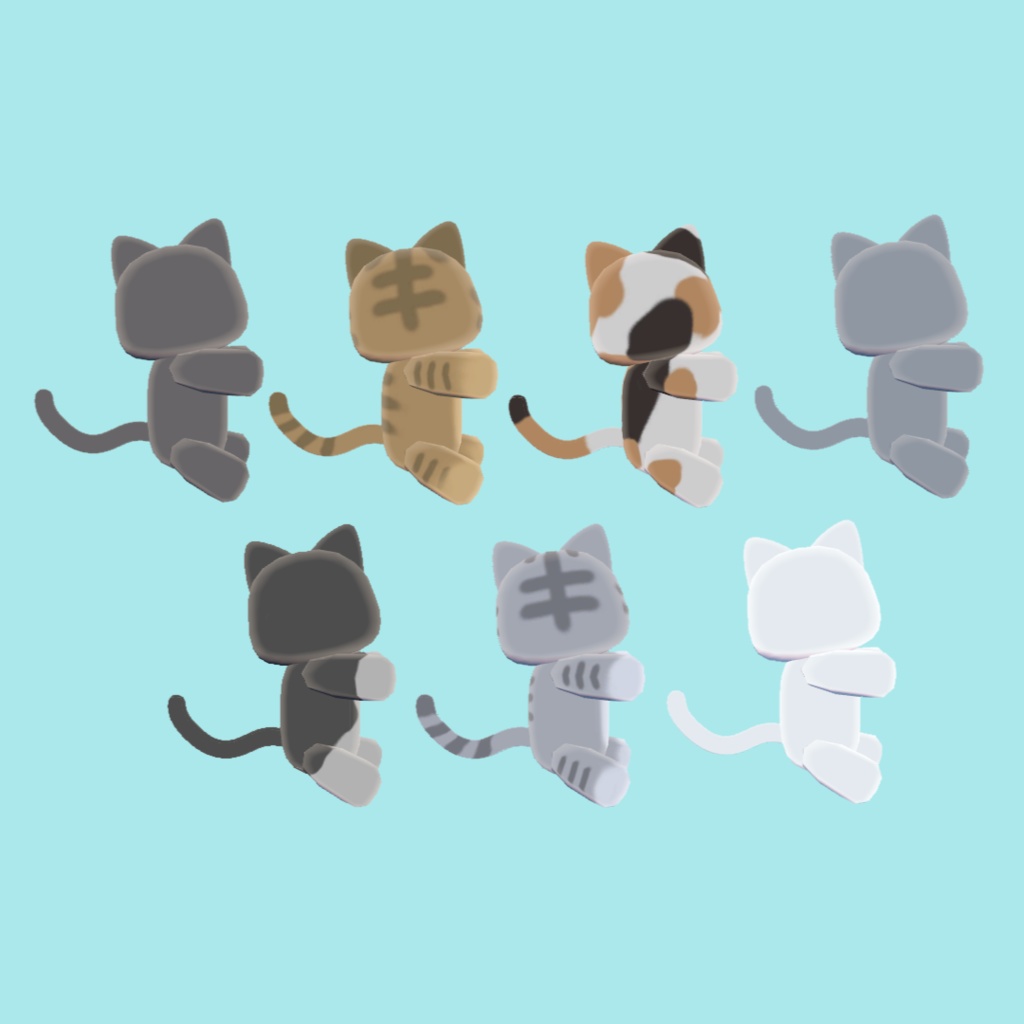 【無料】離れないねこ