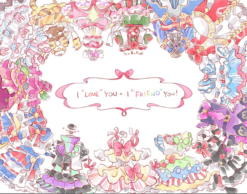I "FRIEND" YOU FOREVER!会員証入れに♡IDパスケース