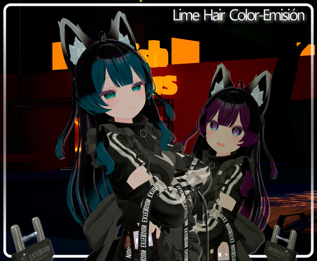 『Hair-Color』-『ライム』-Lime-『8 Colors』