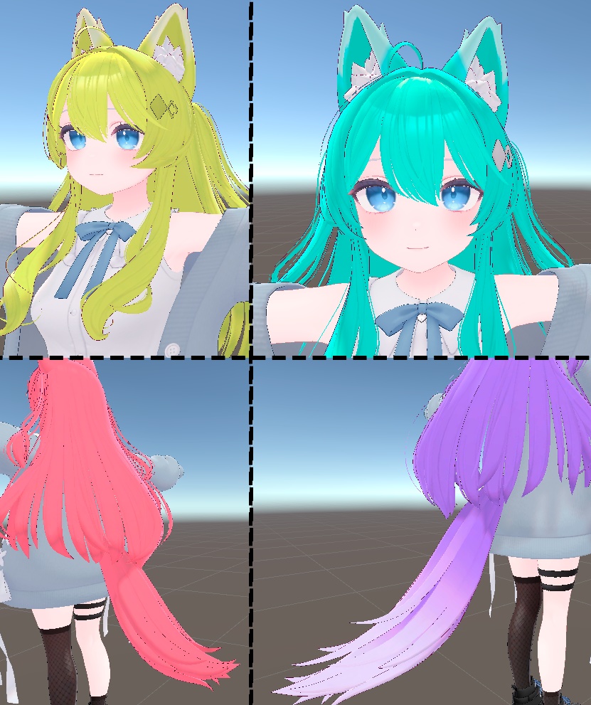 『Hair-Color』-『ライム』-Lime-『7 Colors Pastel』-『Emision』