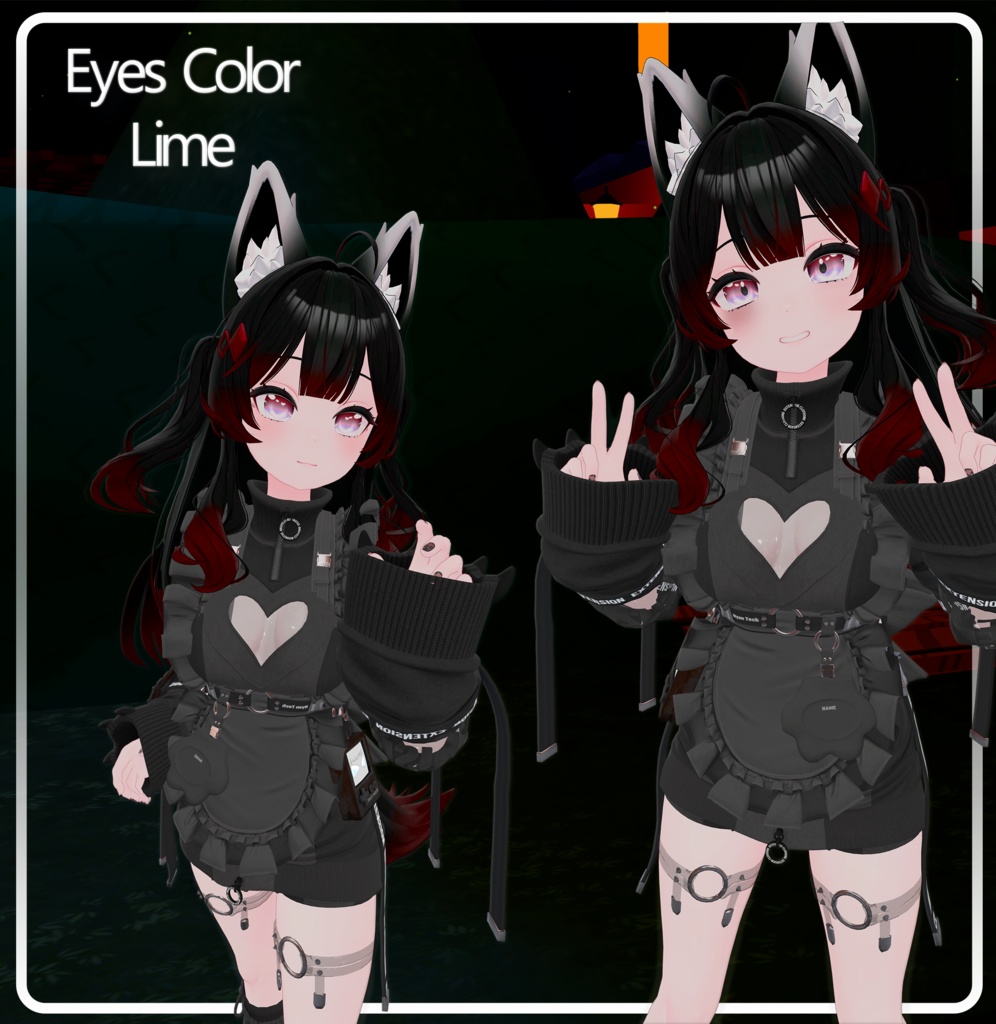 『Eyes-Color』-『ライム』-Lime-『8 Colors Eyes』