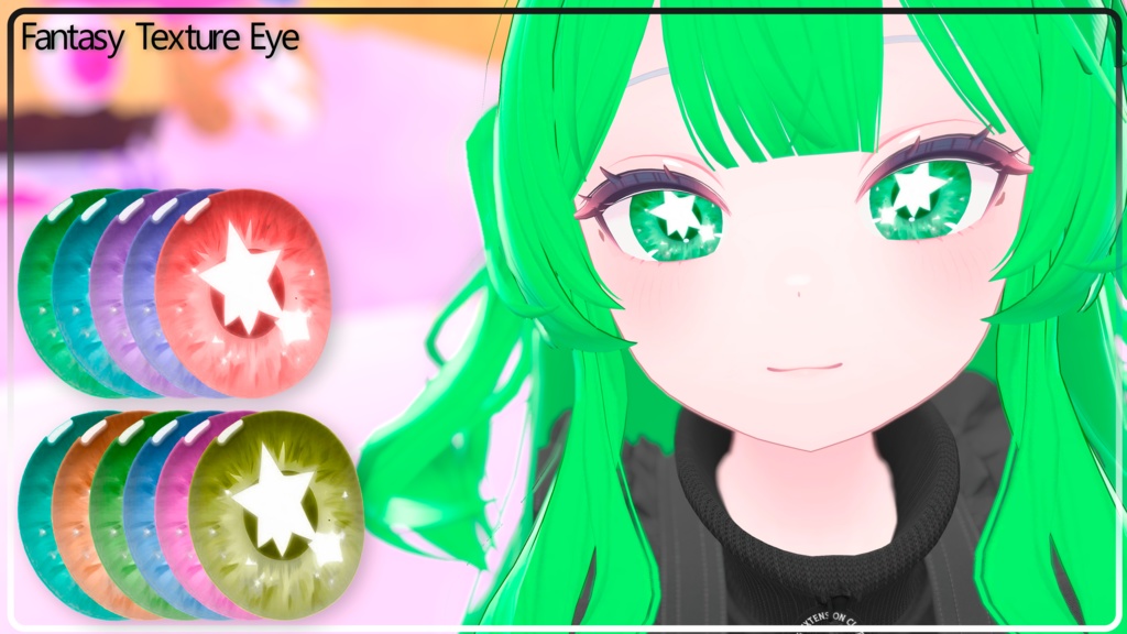 『Fantasy-Eyes-Texture 』-『ライム』-Lime-『19 Texture Eyes』
