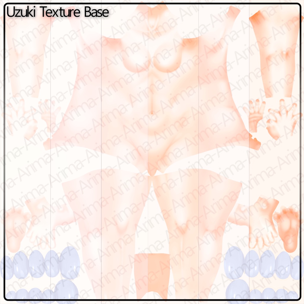 『Body-Face Texture』-『卯月』-Uzuki-『11 Color's 』