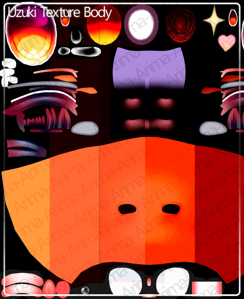 『Body-Face Texture』-『卯月』-Uzuki-『11 Color's 』